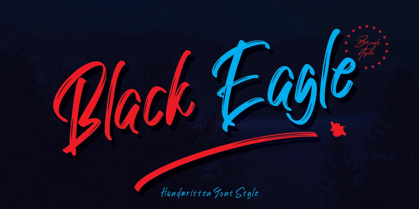 Czcionka Black Eagle